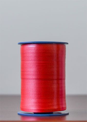 Red Crimped Ribbon Roll 3-Pack - Image 1