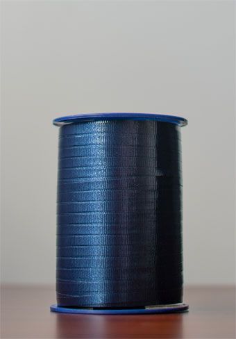Navy Crimped Ribbon Roll - 3-Pack - Image 1