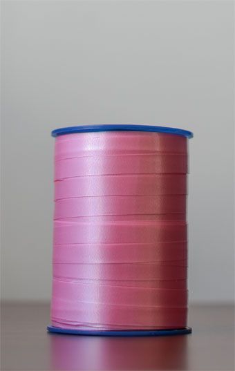 Light Pink Smooth Ribbon Roll - 3-Pack - Image 1