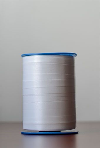White Smooth Ribbon Roll 3-Pack - Image 1