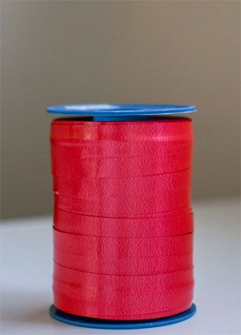 Red Smooth Ribbon Roll 3-Pack - Image 1