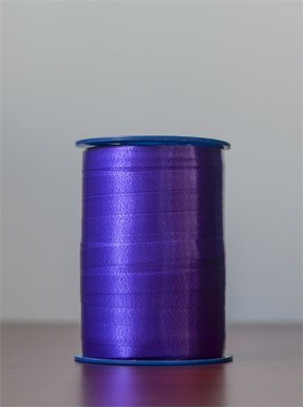 Purple Smooth Ribbon Roll - 3-Pack - Image 1
