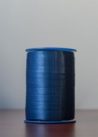 Navy Blue Smooth Ribbon Roll - 3-Pack - Image 1