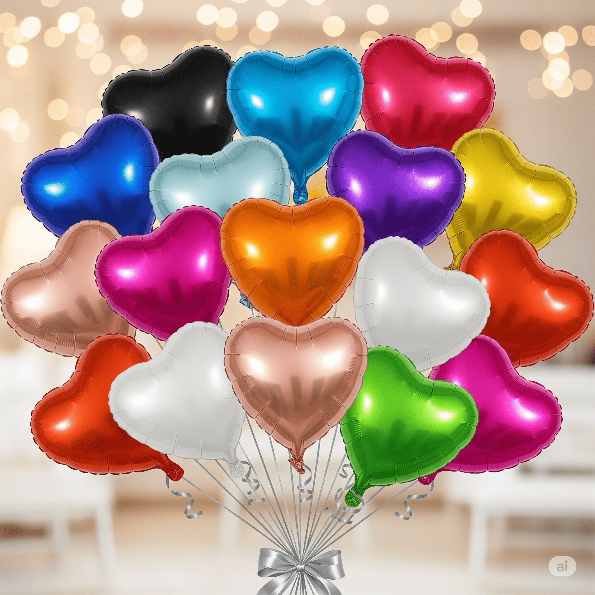 Custom Heart Foil Balloon – Premium 18" with Photo – Custom Foil Balloon by PixelCraft360, unique decoration for events and special gifts