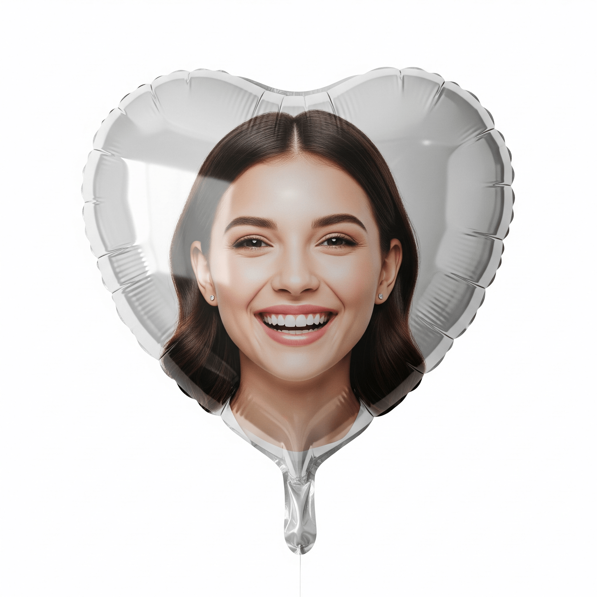 Custom Heart Foil Balloon – Premium 18" with Photo – Custom Foil Balloon by PixelCraft360, unique decoration for events and special gifts