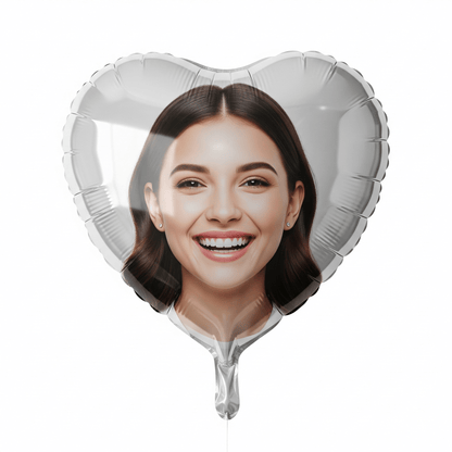 Custom Heart Foil Balloon – Premium 18" with Photo – Custom Foil Balloon by PixelCraft360, unique decoration for events and special gifts