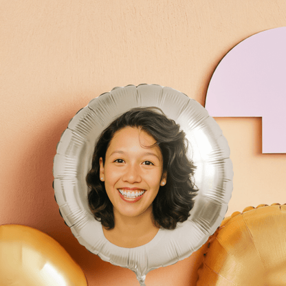 Custom Mother's Day Photo Balloon – 18” Round Personalized Foil Balloon Gift for Mom or Grandma – Custom Foil Balloon by PixelCraft360, unique decoration for events and special gifts