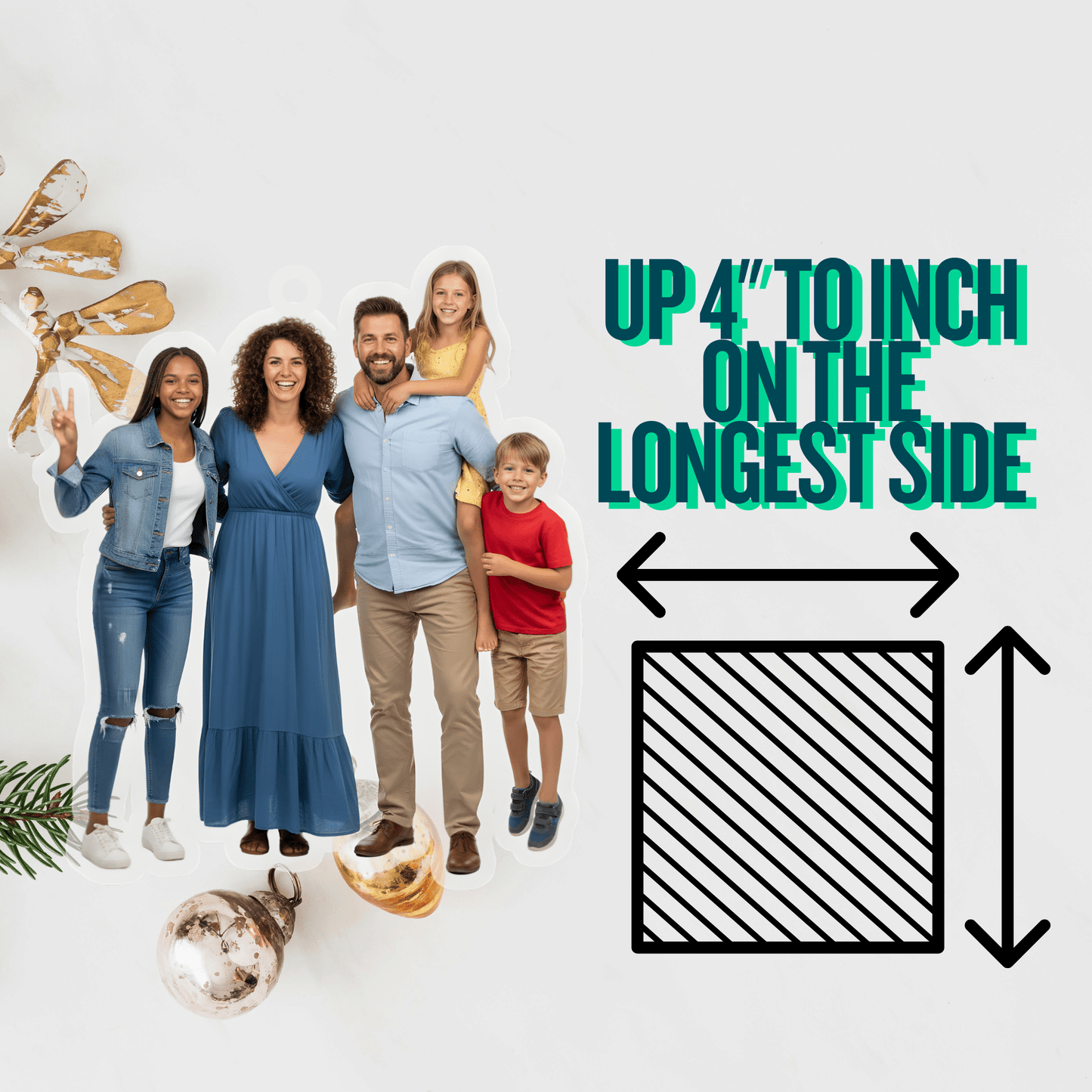 Custom Photo Ornaments – Clear Acrylic Double - Sided – Personalized Christmas Tree Decorations – Custom Home Decor by PixelCraft360, unique decoration for events and special gifts