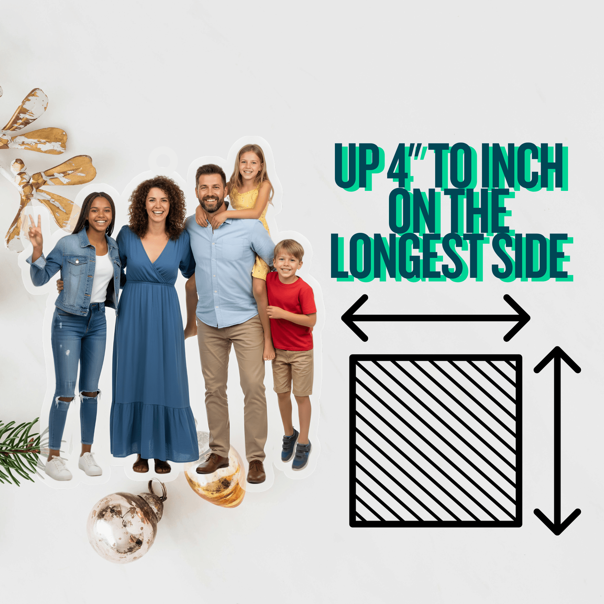 Custom Photo Ornaments – Clear Acrylic Double - Sided – Personalized Christmas Tree Decorations – Custom Home Decor by PixelCraft360, unique decoration for events and special gifts