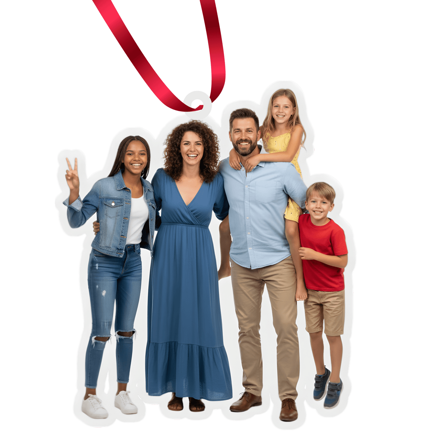 Custom Photo Ornaments – Clear Acrylic Double - Sided – Personalized Christmas Tree Decorations – Custom Home Decor by PixelCraft360, unique decoration for events and special gifts