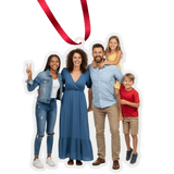 Custom Photo Ornaments – Clear Acrylic Double-Sided – Personalized Christmas Tree Decorations 5