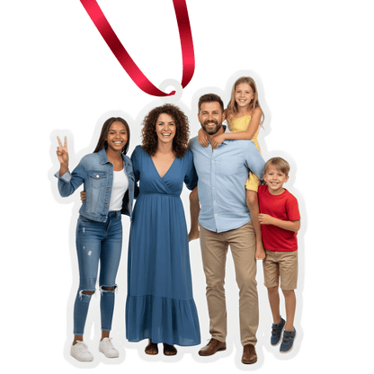 Custom Photo Ornaments – Clear Acrylic Double - Sided – Personalized Christmas Tree Decorations – Custom Home Decor by PixelCraft360, unique decoration for events and special gifts