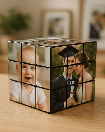 Custom Puzzle Cube with 6 Photos - Unique Keepsake Gift - Custom Puzzles by PixelCraft360, unique decoration for events and special gifts