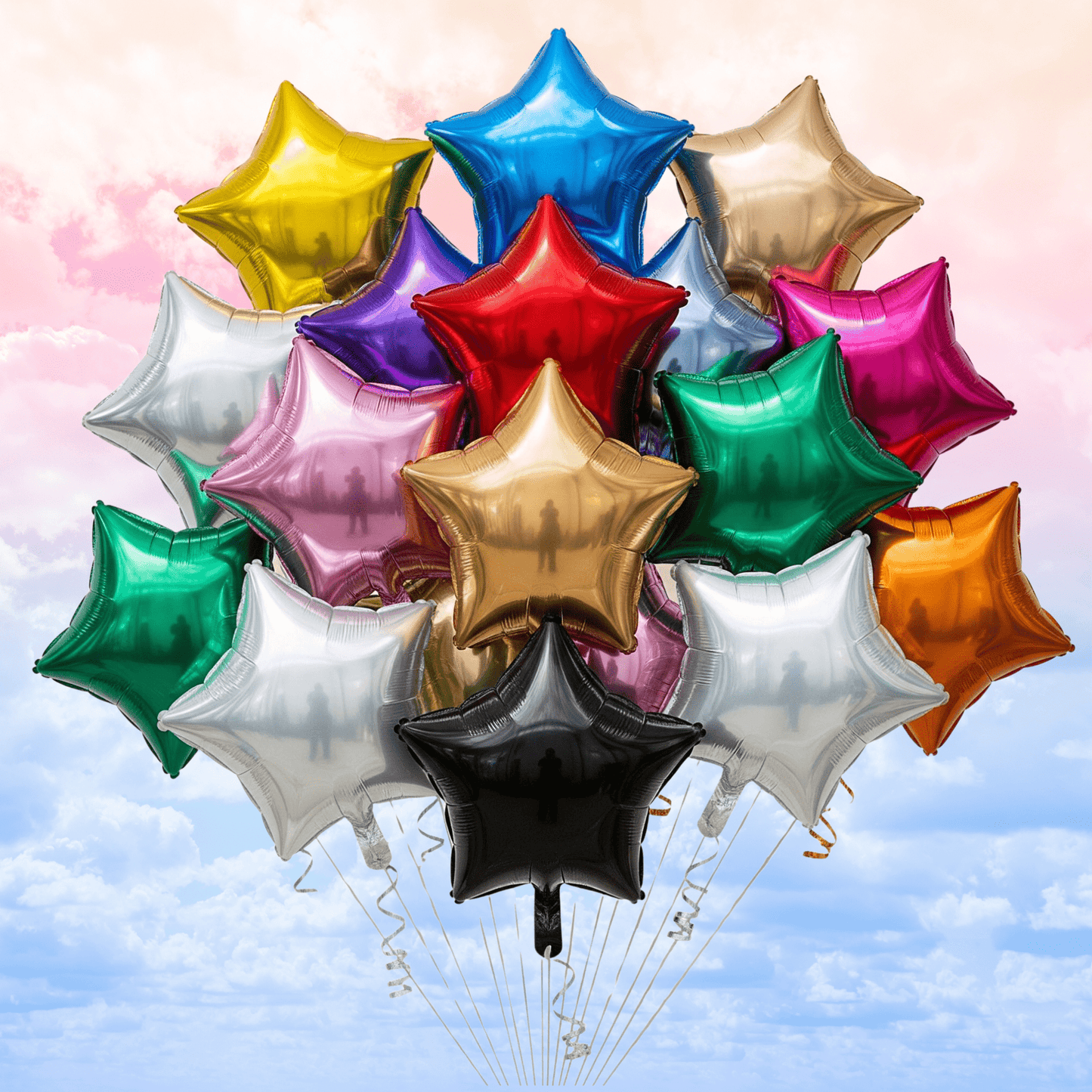 Custom Star Foil Balloon – 19" Personalized with Photo – Custom Foil Balloon by PixelCraft360, unique decoration for events and special gifts