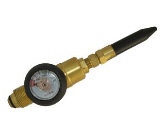 Economy Inflator with Gauge - Latex Tilt Valve - Image 1