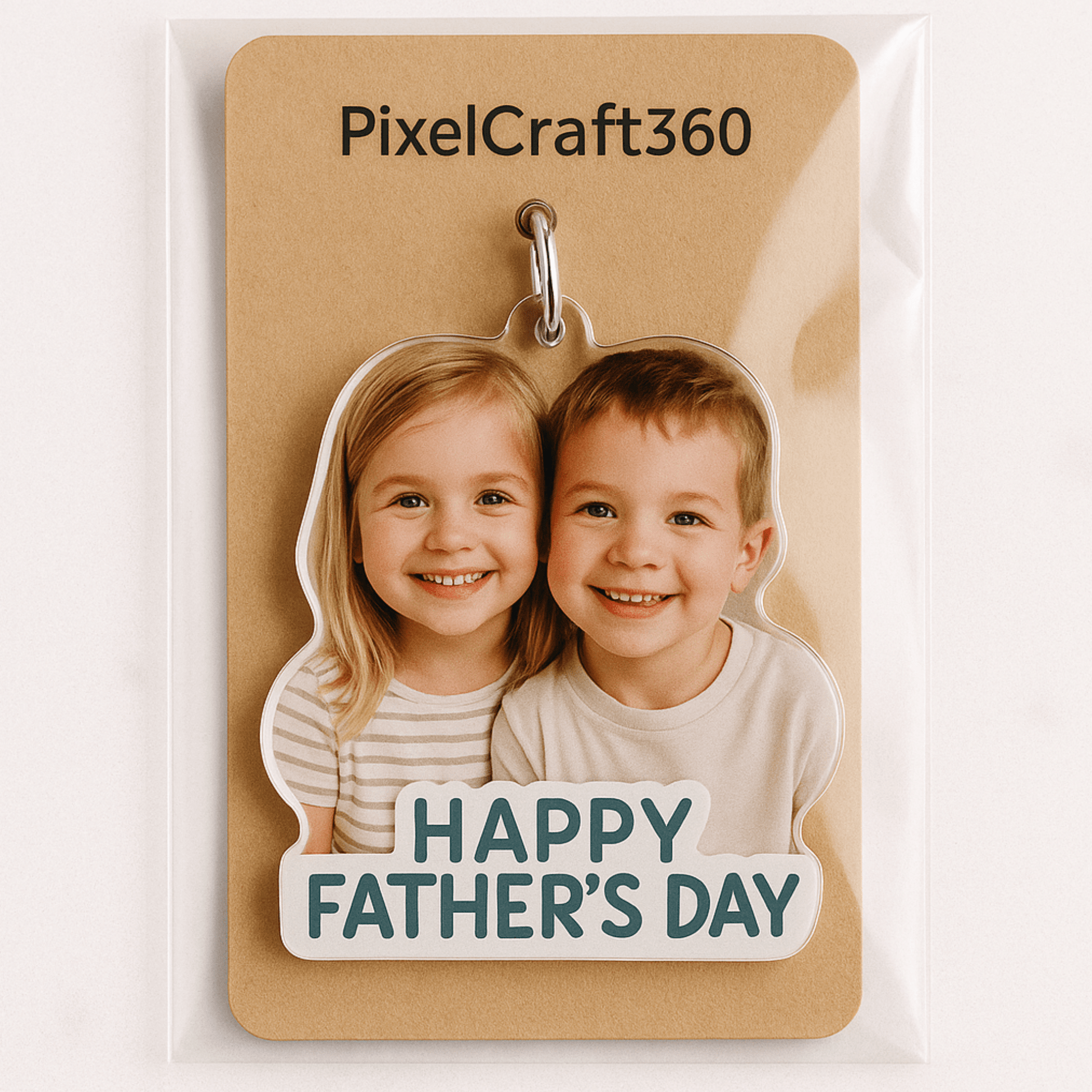 Giant 3.5″ Double‑Sided Custom Photo Acrylic Keychain – Personalized Gift – Custom Photo Gifts by PixelCraft360, unique decoration for events and special gifts