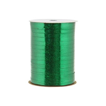Holographic Emerald Ribbon 3/16" 100 Yds - Image 1