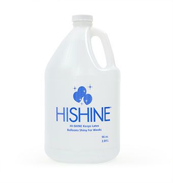 HI-SHINE Balloon Latex Refill Bottle 96 Oz - Image 1