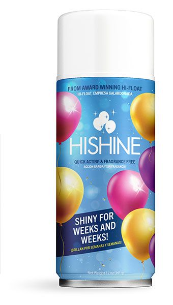 HI-SHINE Aerosol Canister 12oz - Party Supplies - Image 1