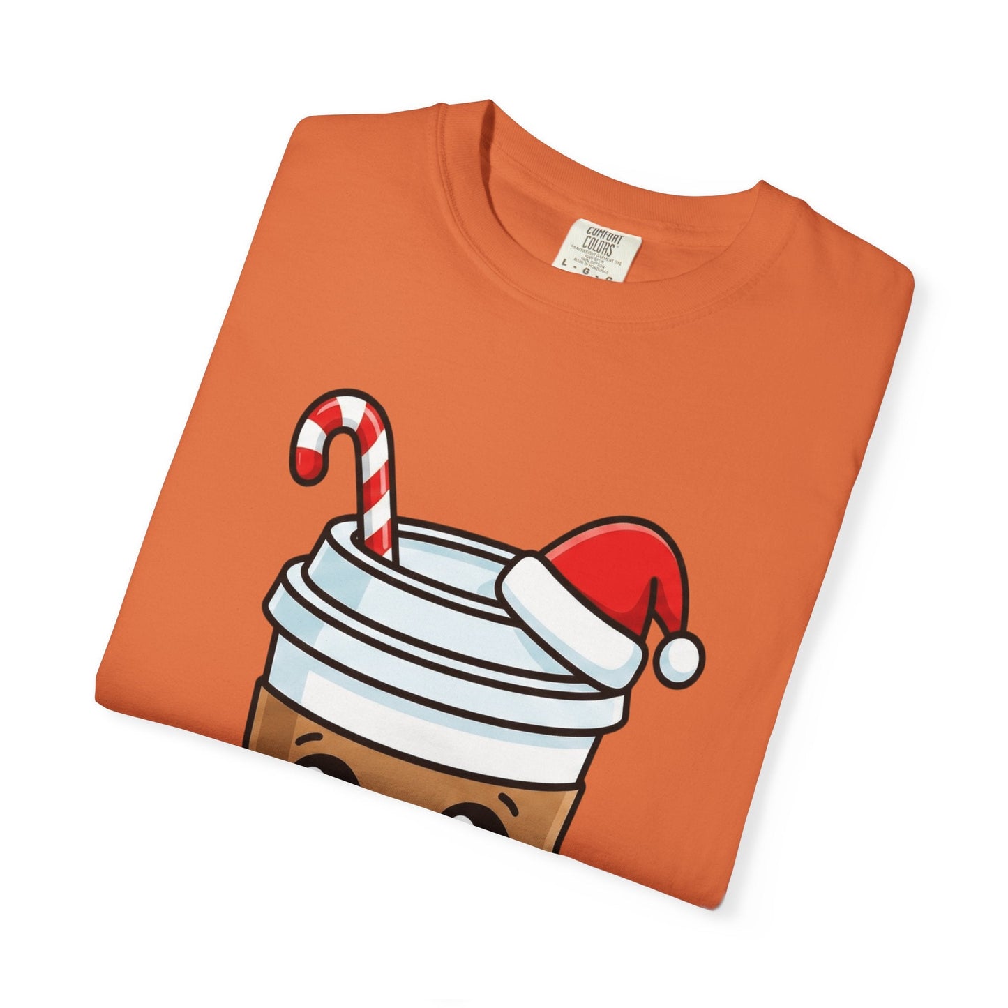 Holiday Brew Buddies: Festive Kawaii Coffee and Cookies, Cute Christmas Sticker ArtT-Shirt – Custom T-Shirt by PixelCraft360, unique decoration for events and special gifts