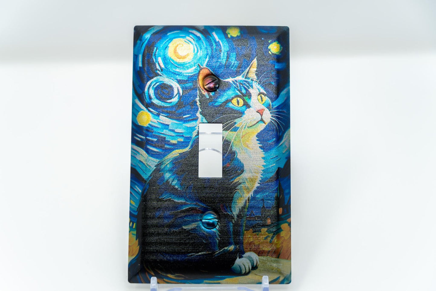 Starry Night Whiskers - Wall Plate Steel - 4