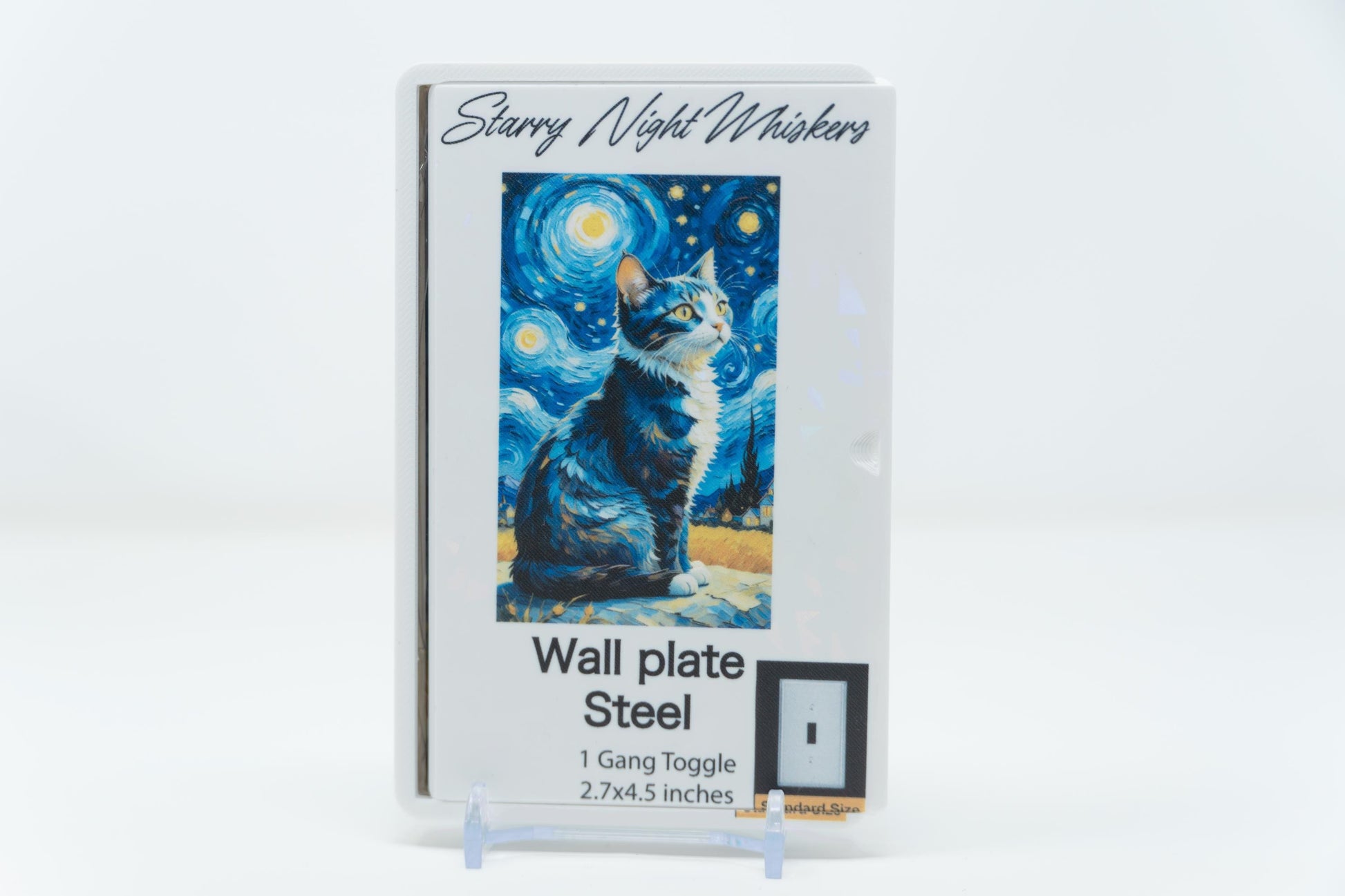 Starry Night Whiskers - Wall Plate Steel - 6