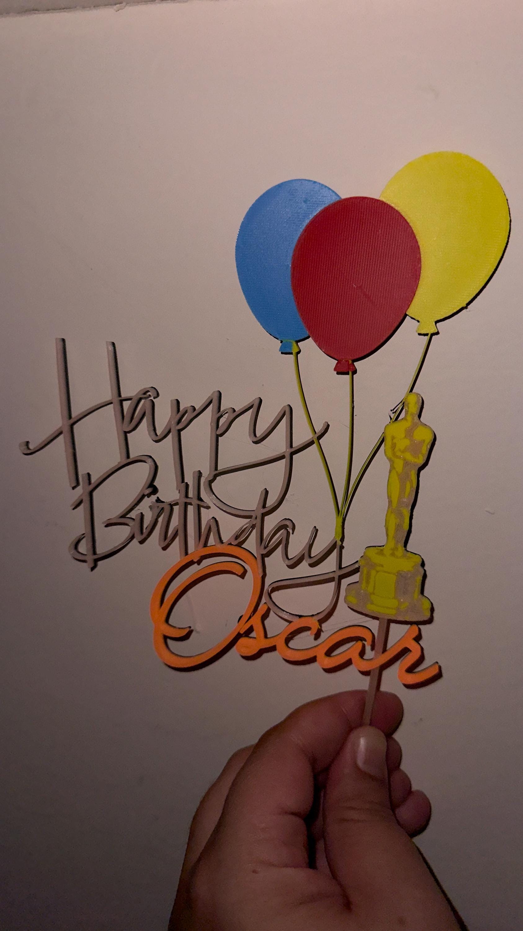 Personalized Birthday & Anniversary Cake Toppers | PixelCraft360 - 5