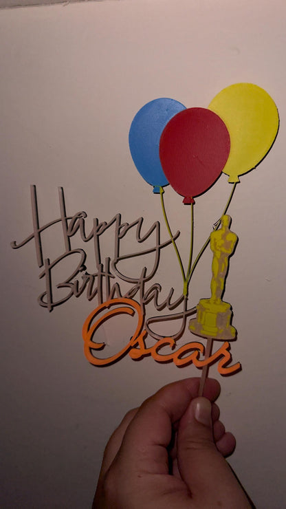 Personalized Birthday & Anniversary Cake Toppers | PixelCraft360 - 5