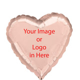 Custom Photo Heart Foil Balloon: Personalized Wedding, Birthday 3