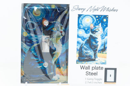 Starry Night Whiskers - Wall Plate Steel - Image 5
