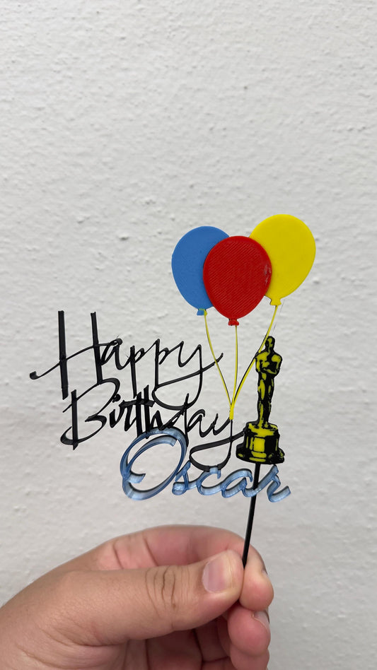 Personalized Birthday & Anniversary Cake Toppers | PixelCraft360 - 2