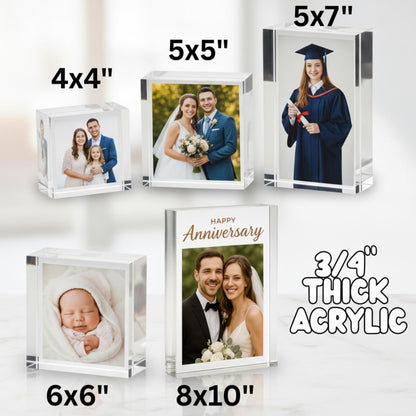 Custom Acrylic Photo Block | Personalized Graduation - 3