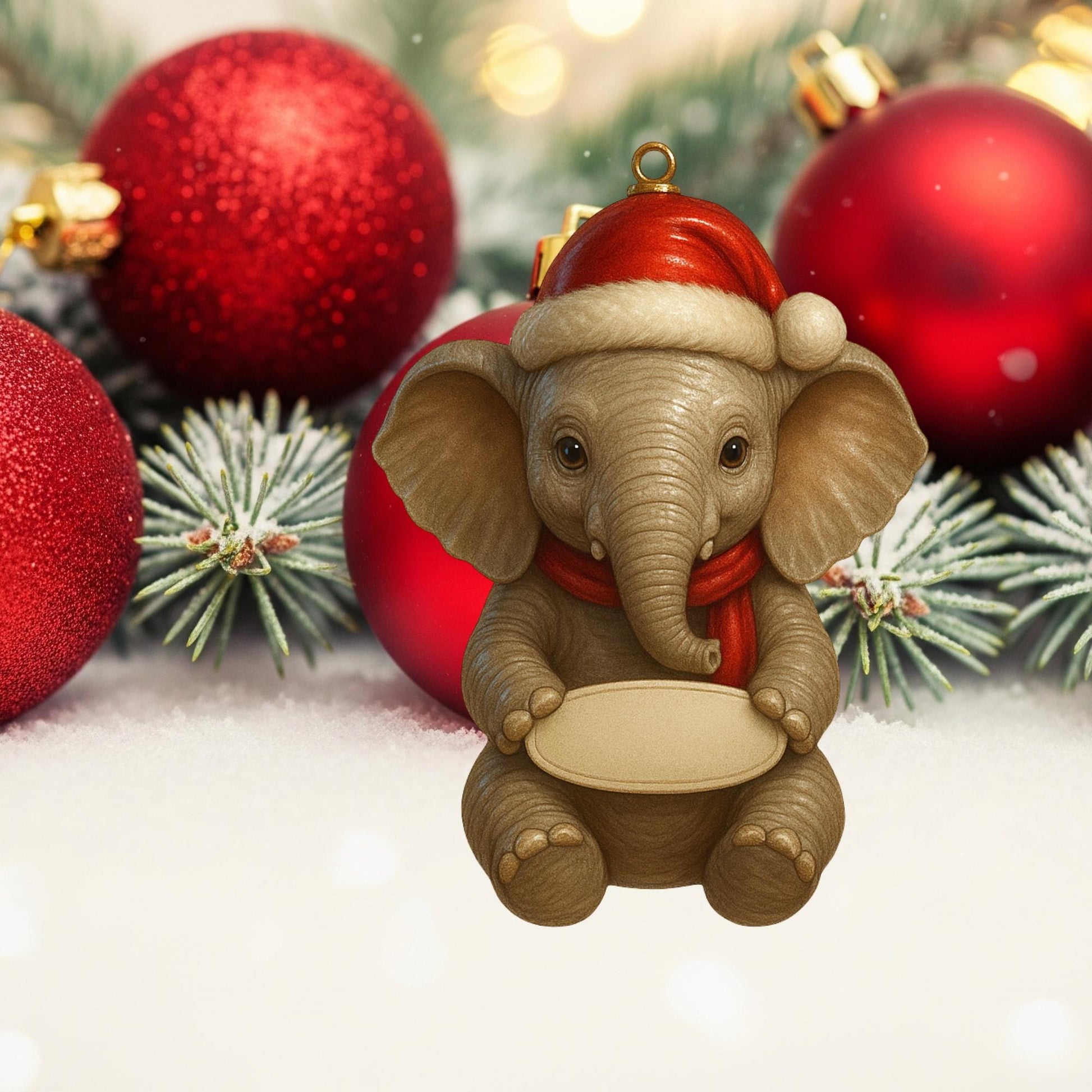 Custom Personalized Christmas Ornaments | Wood or Acrylic - 7