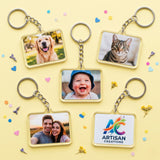 Custom Photo Acrylic Keychain, Pet Portrait Keepsake 5