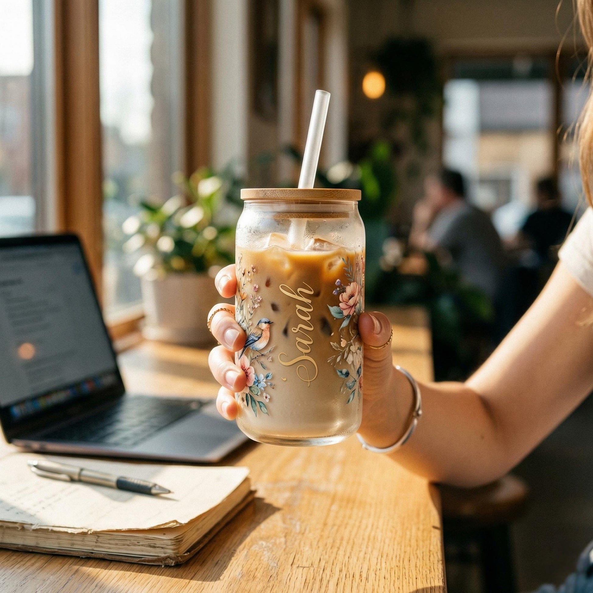 Personalized Glass Can Tumbler | Custom Photo, Name, Logo - Image 9