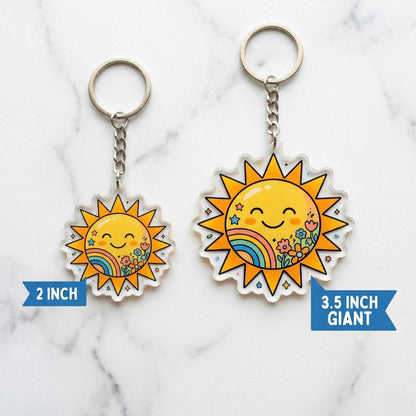Custom Die-Cut Acrylic Keychain Set - 5