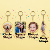 Custom Photo Acrylic Keychain, Pet Portrait Keepsake 3