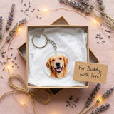 Custom Photo Acrylic Keychain, Pet Portrait Keepsake 7