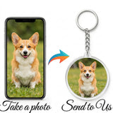 Custom Photo Acrylic Keychain, Pet Portrait Keepsake 8