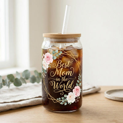 Personalized Glass Can Tumbler | Custom Photo, Name, Logo
