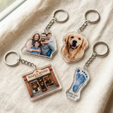 Custom Die-Cut Acrylic Keychain, Pet Portrait, Photo, Logo 5