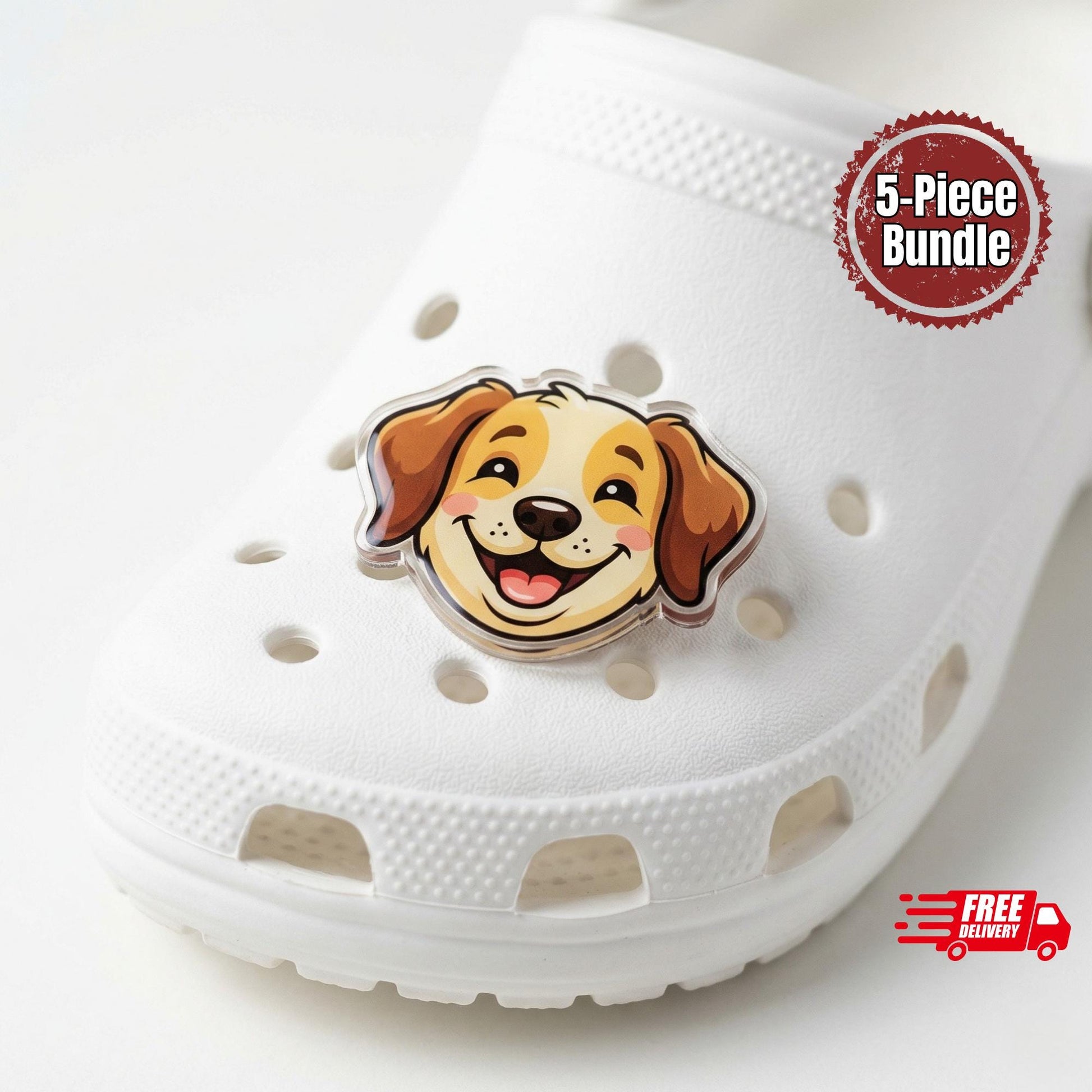 Custom Photo Clog Charms, Personalized Name Shoe Charms - 2