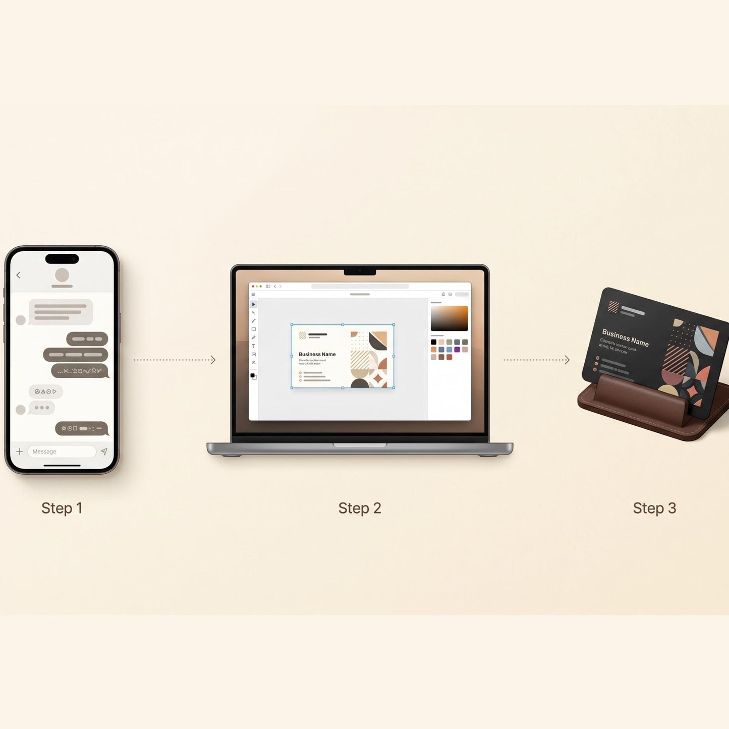 NFC Digital Business Card, Custom Tap Share Contact - Image 7