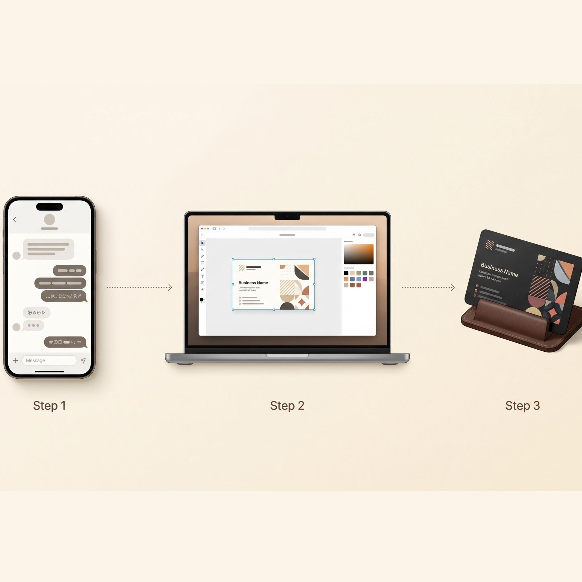 NFC Digital Business Card, Custom Tap Share Contact - Image 7