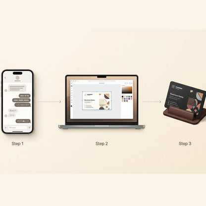 NFC Digital Business Card, Custom Tap Share Contact - Image 7