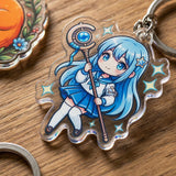 Custom Die-Cut Acrylic Keychain Set 2