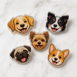 Adornos personalizados de zuecos con foto, adornos personalizados para zapatos con nombre 3