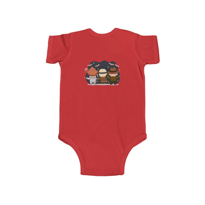 Nightmare Squad Baby Bodysuit | Infant Halloween Outfit, Funny Horror Baby Clothing, Creepy Cotton Onesie, Baby Shower Gift – Custom Kids clothes by PixelCraft360, unique decoration for events and special gifts