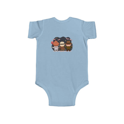 Nightmare Squad Baby Bodysuit | Infant Halloween Outfit, Funny Horror Baby Clothing, Creepy Cotton Onesie, Baby Shower Gift – Custom Kids clothes by PixelCraft360, unique decoration for events and special gifts