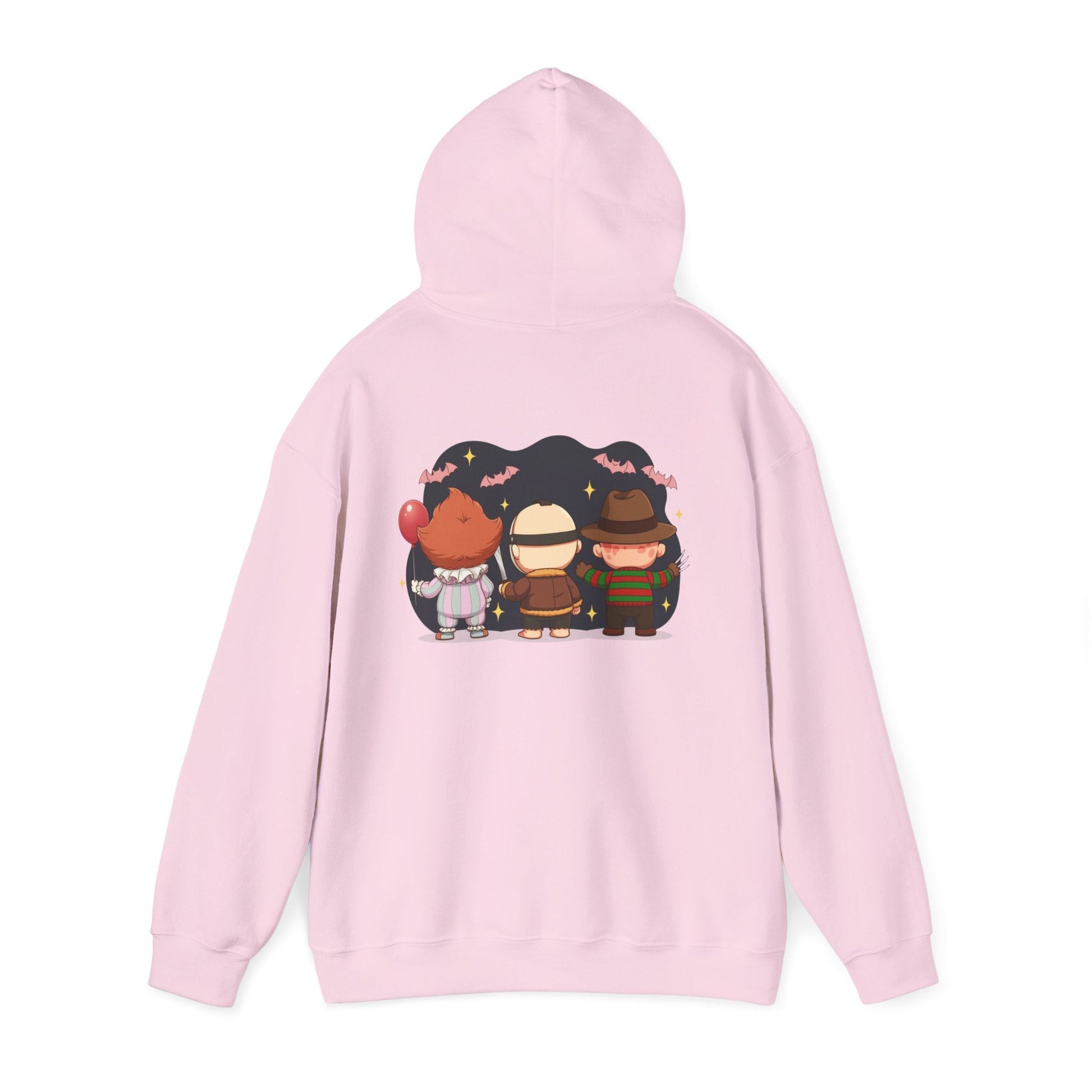 Nightmare Squad Halloween Hoodie | Unisex Heavy Blend™ Sweatshirt | Cozy Cotton - Poly Fleece Front & Back Print – Custom Hoodie by PixelCraft360, unique decoration for events and special gifts